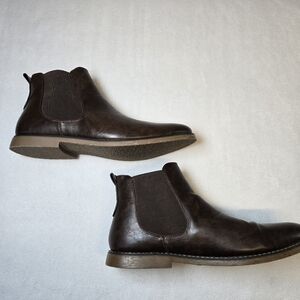 MetroCharm Men’s Brown Chelsea Style Boots Men's Size 12 Brown
